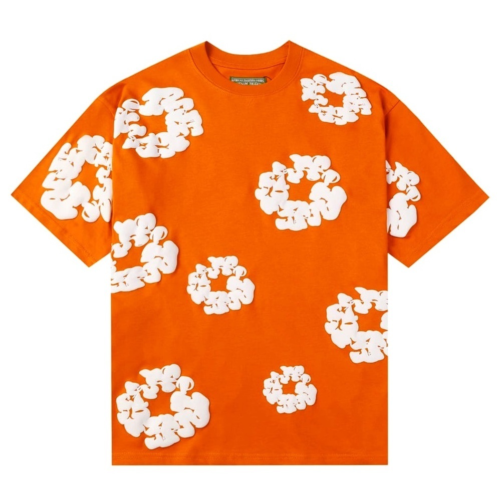 NEW Denim Tears Orange Short Sleeve Tee Sz Small